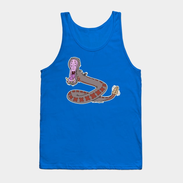 Hippo Snake Tank Top by Gregg.M_Art